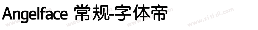 Angelface 常规字体转换